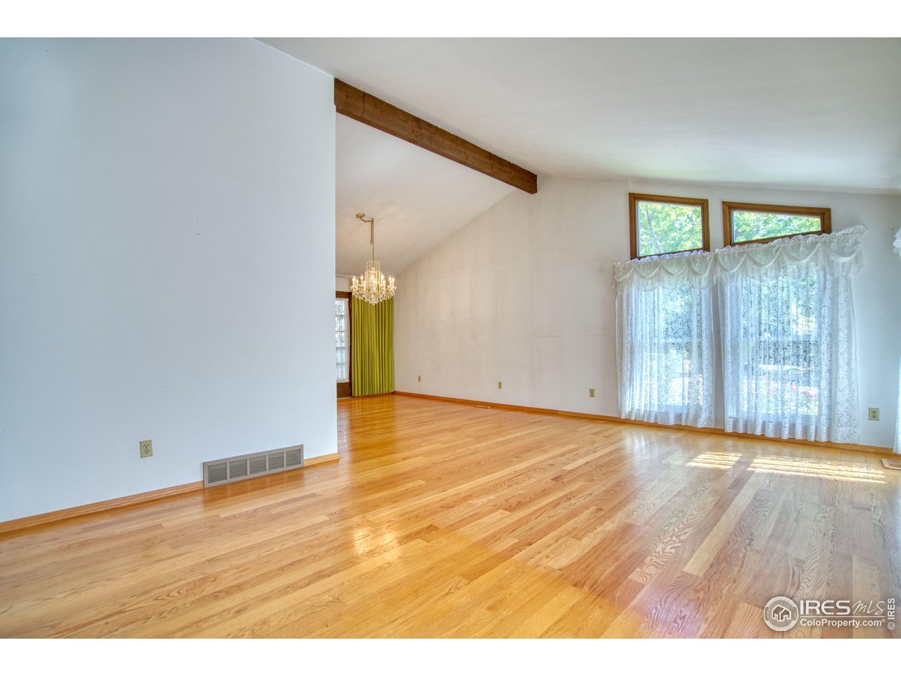 577 Blackhawk Road Boulder, CO 80303 - Photo 6 of 34 View from entry hallway of living room and dining room
