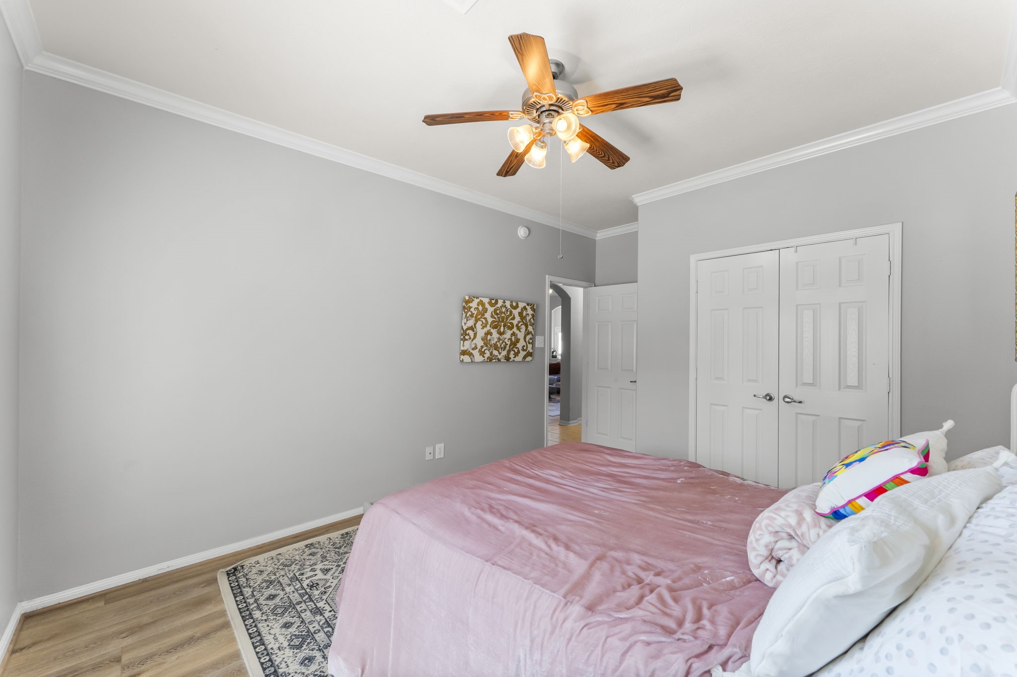 6515 Pine Arrow Court Spring, TX 77389 - Photo 14 of 31 Another view of the secondary bedroom at the front of the home.