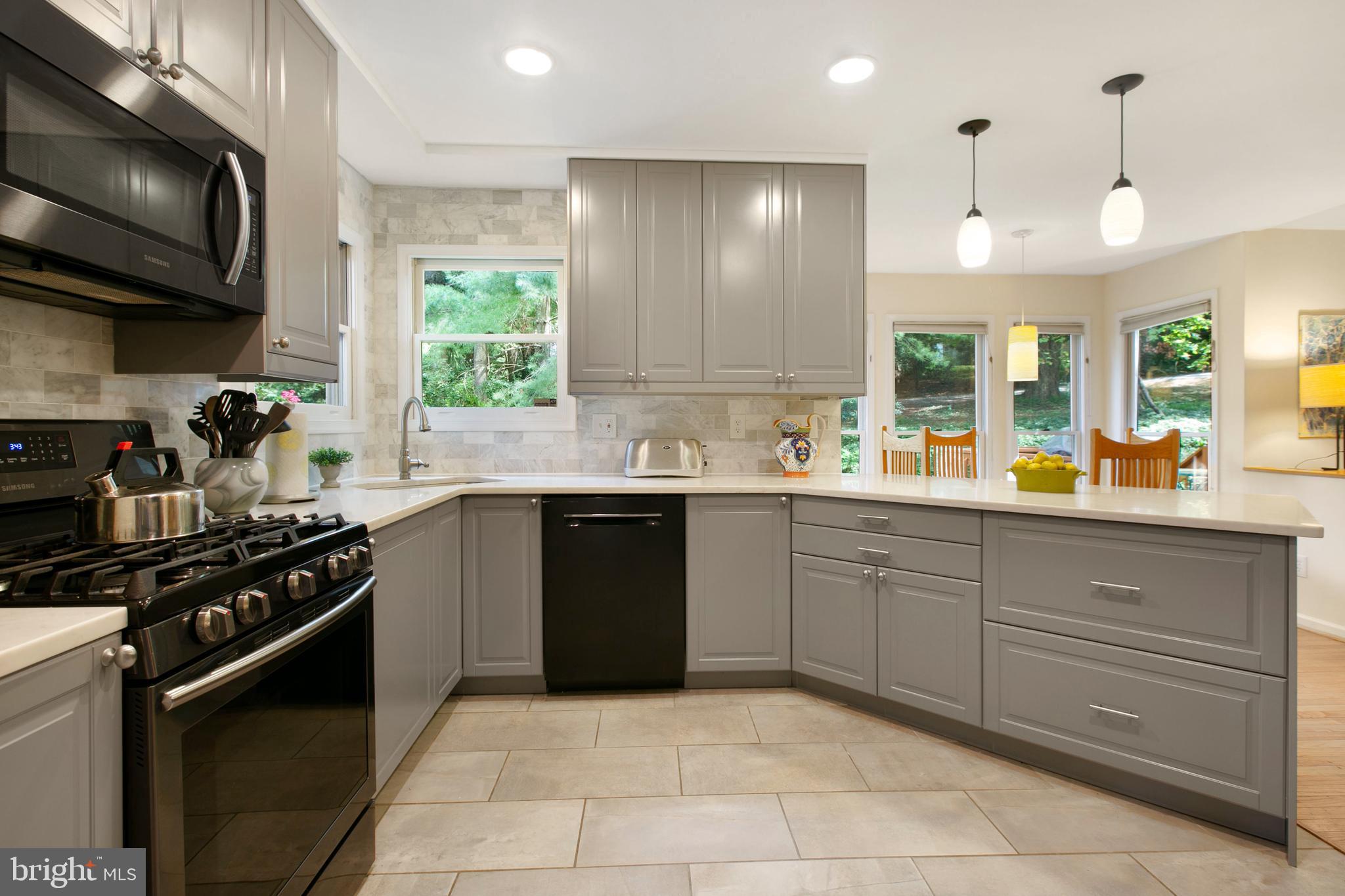 5814 Pimlico Road Baltimore, MD 21209 - Photo 15 of 58 Updated Kitchen with Tile Flooring