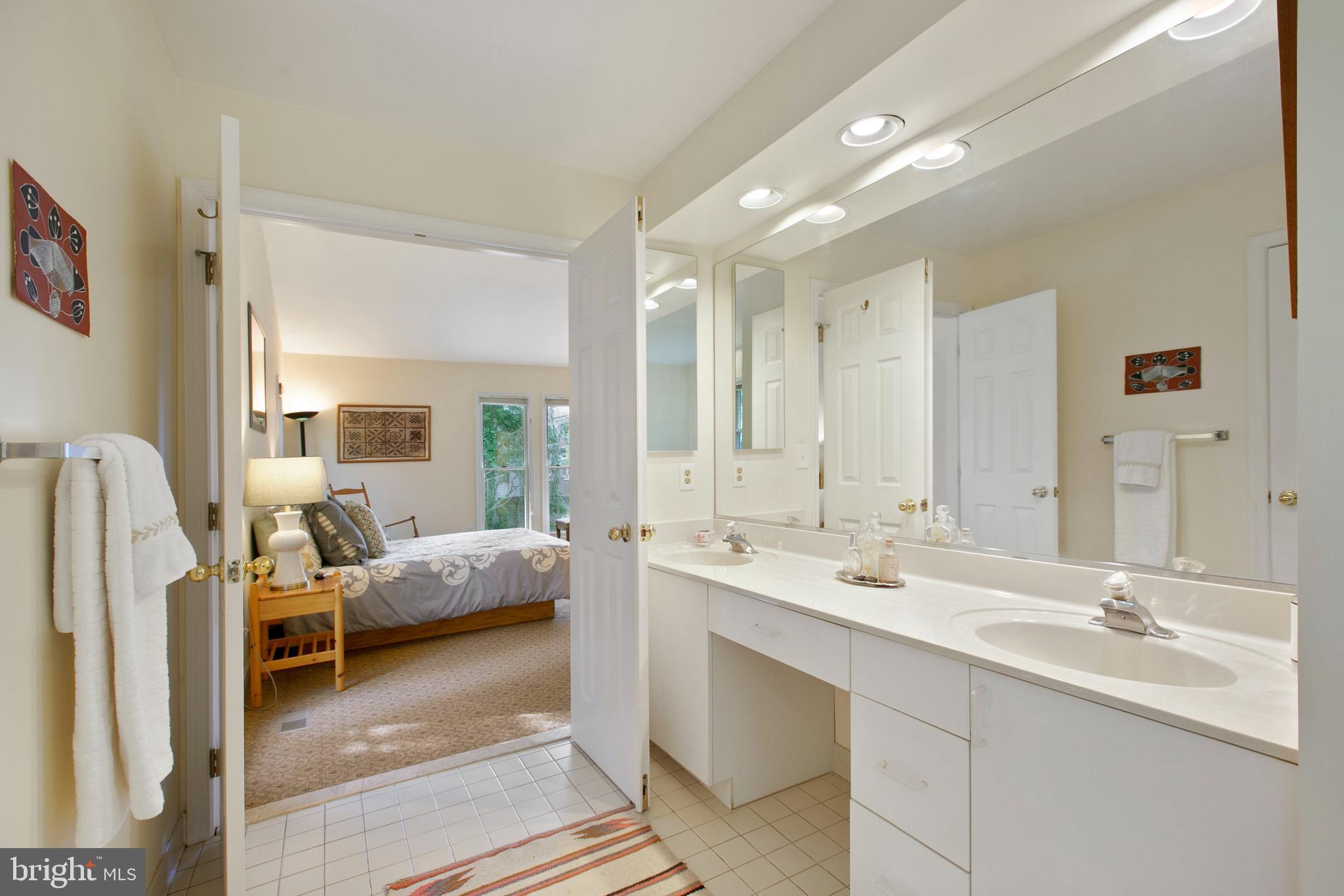 5814 Pimlico Road Baltimore, MD 21209 - Photo 25 of 58 Primary Bath with Dual Vanities