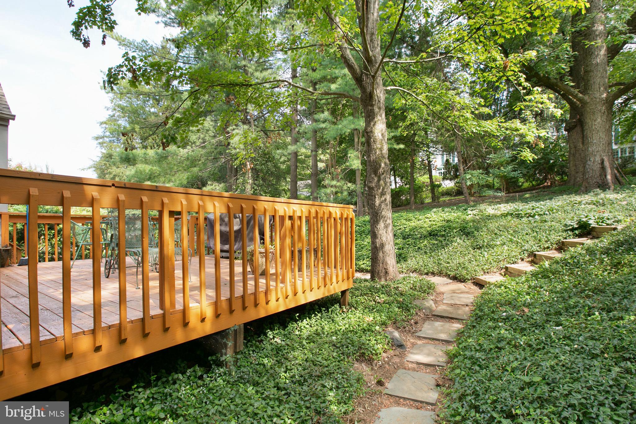 5814 Pimlico Road Baltimore, MD 21209 - Photo 51 of 58 Large Backyard Deck / Peaceful Setting