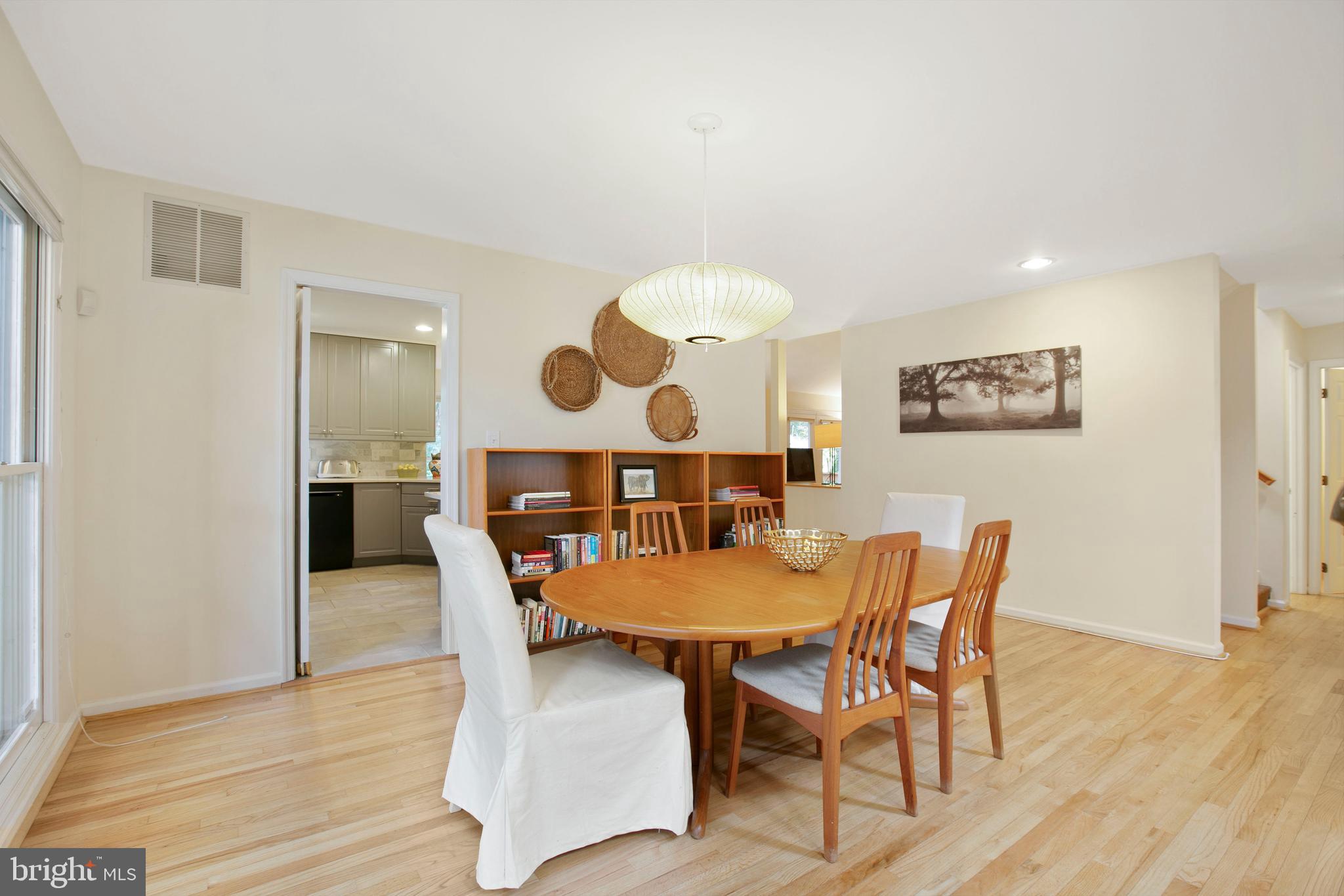 5814 Pimlico Road Baltimore, MD 21209 - Photo 9 of 58 Dining Area with Hardwood Flooring