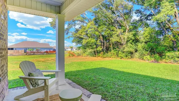 a view of a park with slide