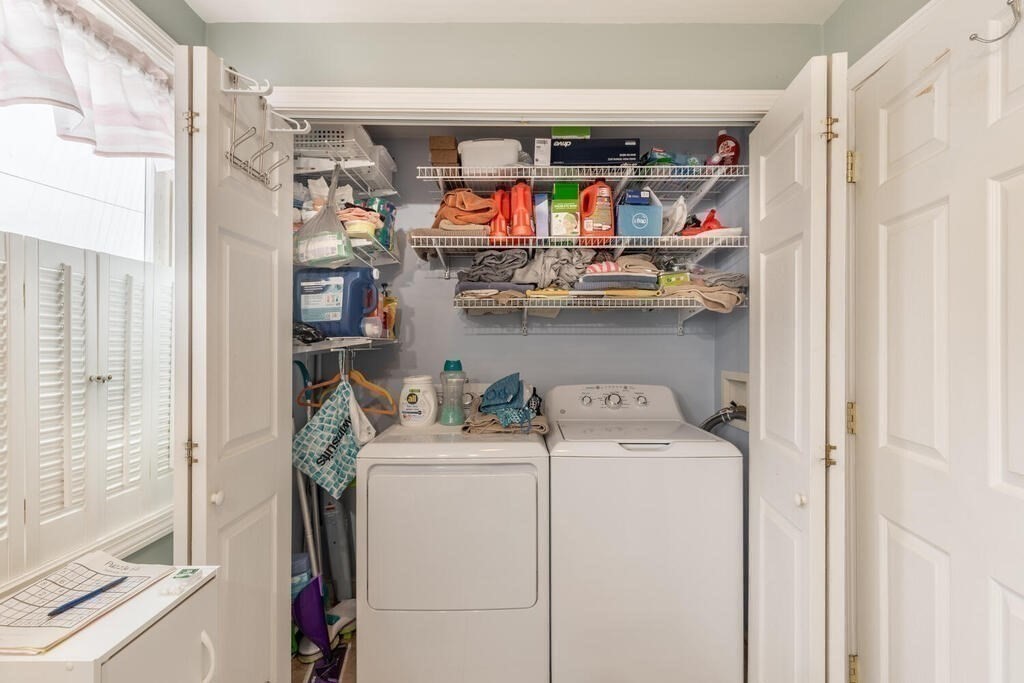 20 Washington Street Danvers, MA 01923 - Photo 12 of 39 a utility room with dryer and washer
