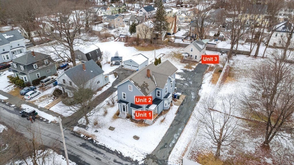 20 Washington Street Danvers, MA 01923 - Photo 8 of 39 an aerial view of a house with an outdoor space