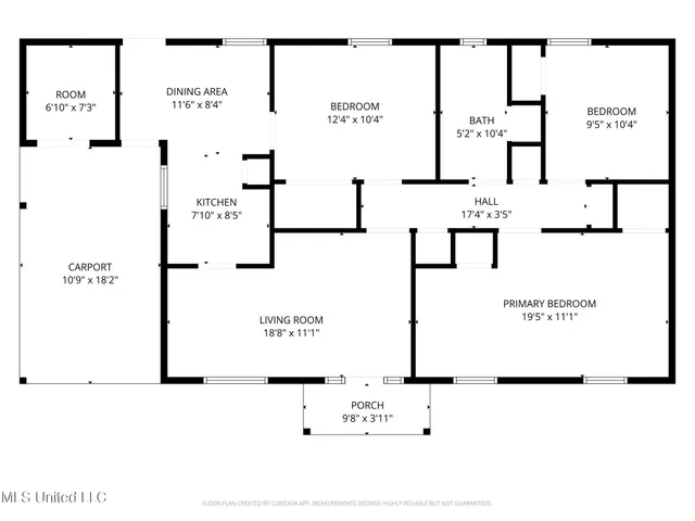 $92,500 | 6603 Lyndon B Johnson Drive, Jackson, MS 39213