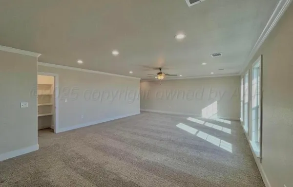 a view of an empty room