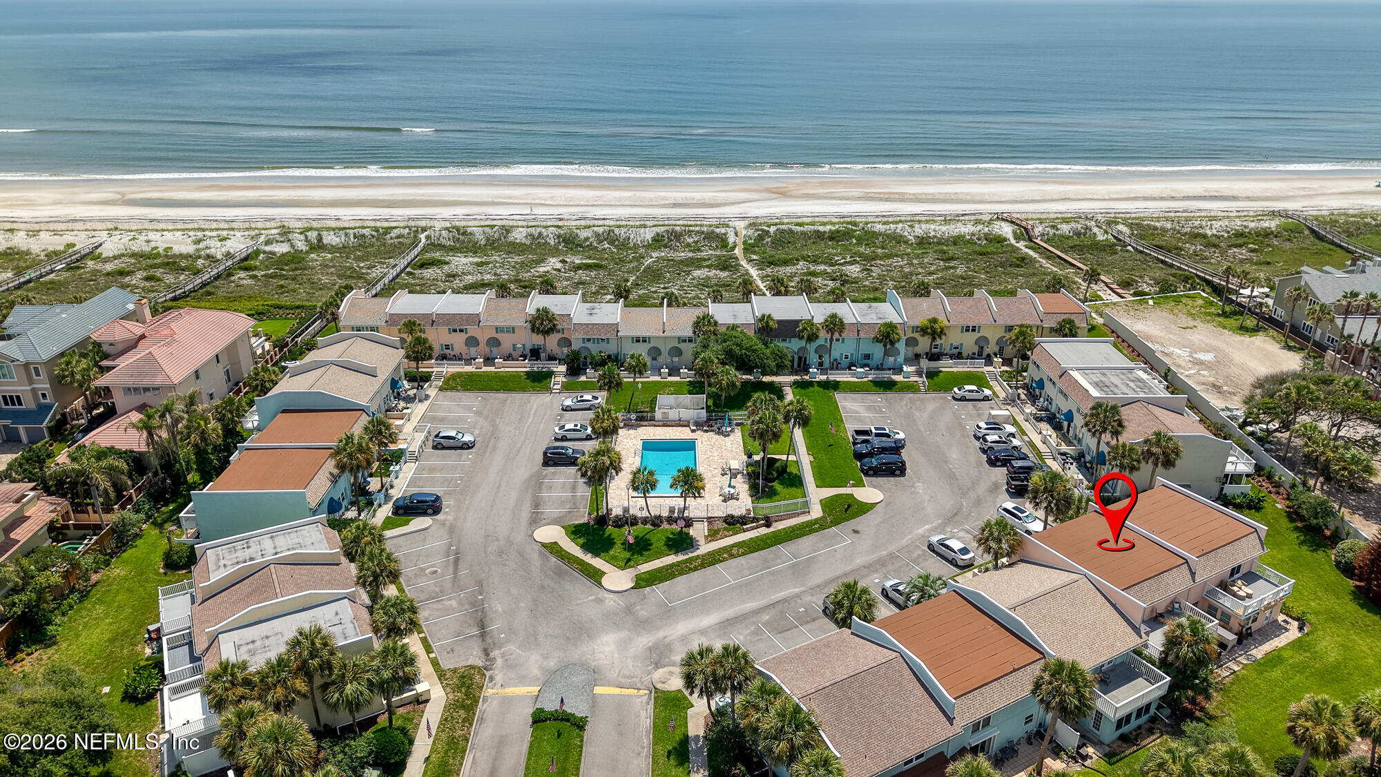 2233 Seminole Road, Unit 32 Atlantic Beach, FL 32233 - Photo 6 of 30 Drone - Overhead View 5 - With Markers