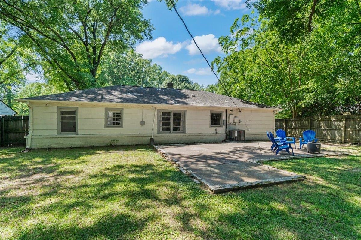 1196 Dearing Road Memphis, TN 38117 - Photo 26 of 27 Back view of home and the patio.