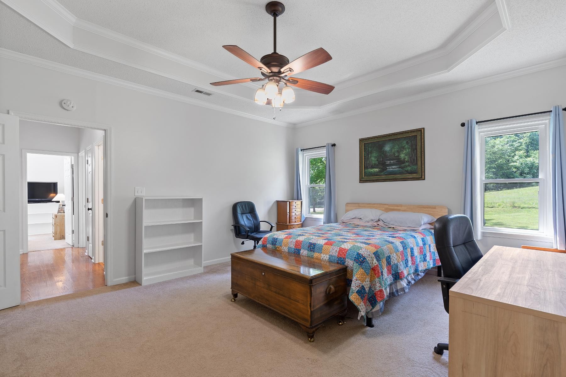 28 Spring Valley Road Taft, TN 38488 - Photo 24 of 55 a bedroom with a bed and a table