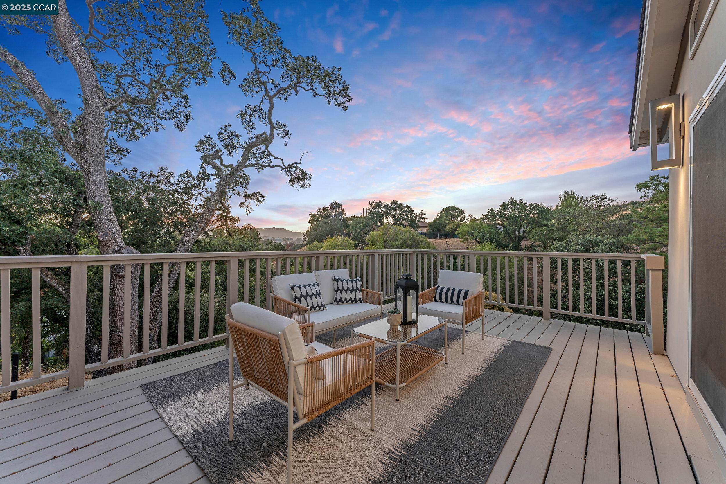 127 Caminar Way Walnut Creek, CA 94596 - Photo 3 of 60 a view of a roof deck with couches