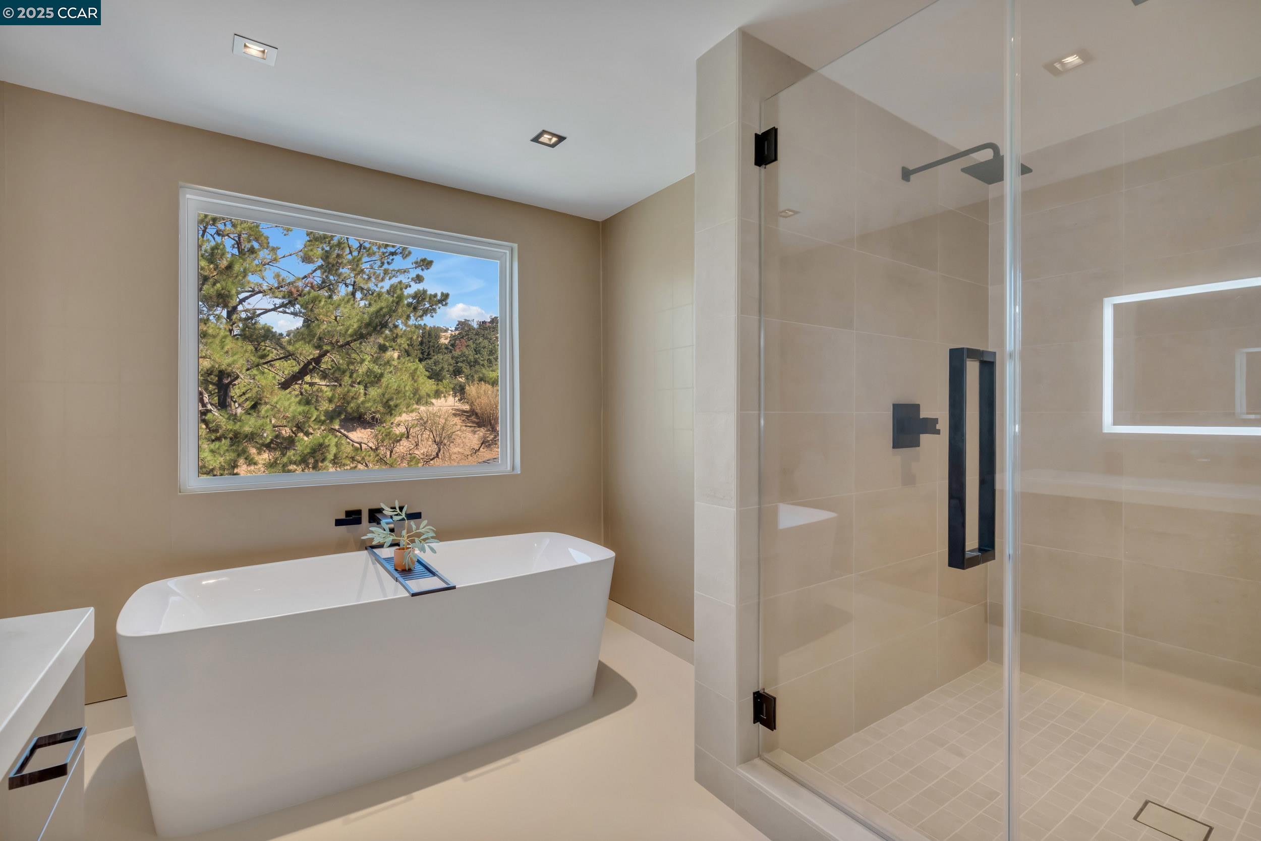 127 Caminar Way Walnut Creek, CA 94596 - Photo 36 of 60 a white bath tub sitting next to a bathroom