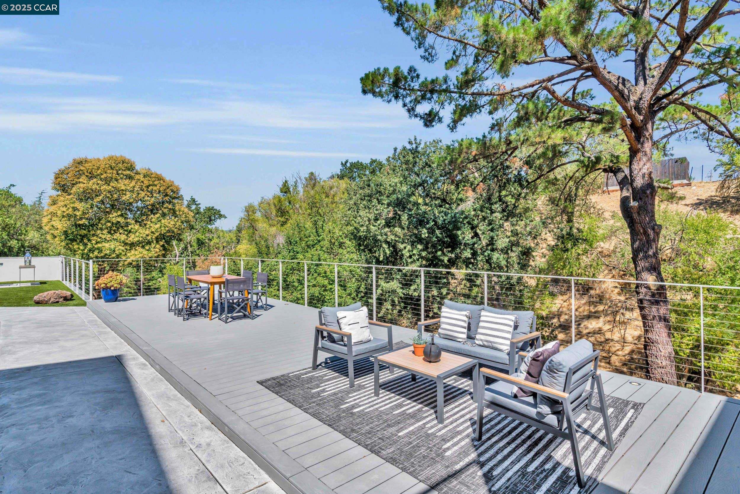 127 Caminar Way Walnut Creek, CA 94596 - Photo 43 of 60 a view of a terrace with furniture