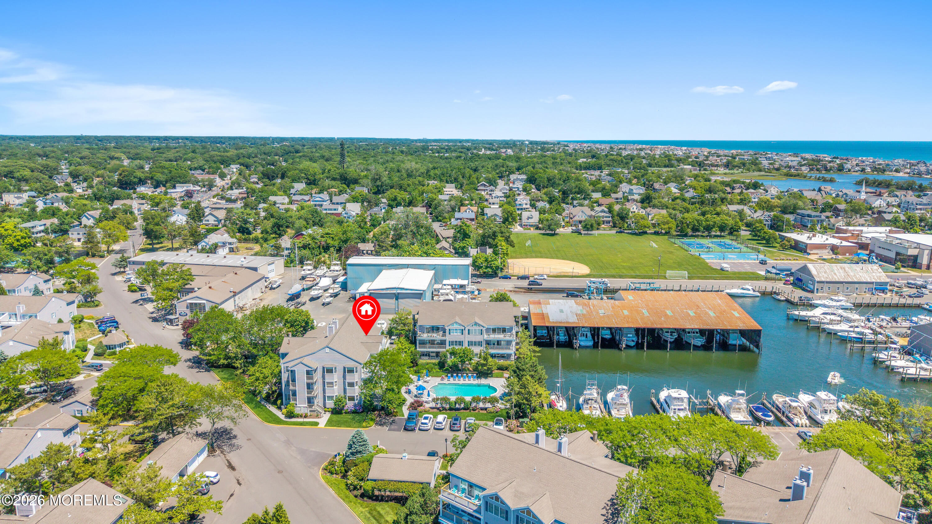 100 Bay Point Harbour, Unit 100 Point Pleasant, NJ 08742 - Photo 52 of 56 Drone 8-Edit