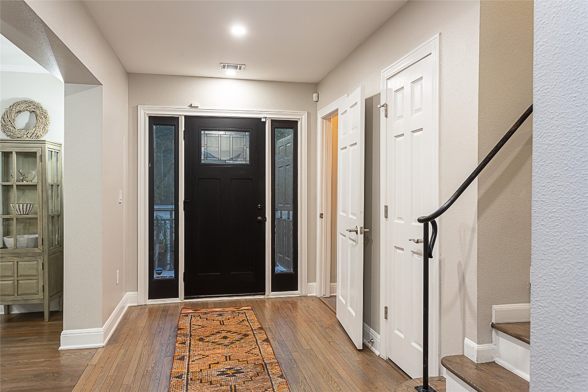 3210 Enfield Road Austin, TX 78703 - Photo 7 of 26 Front door to gracious entry hall