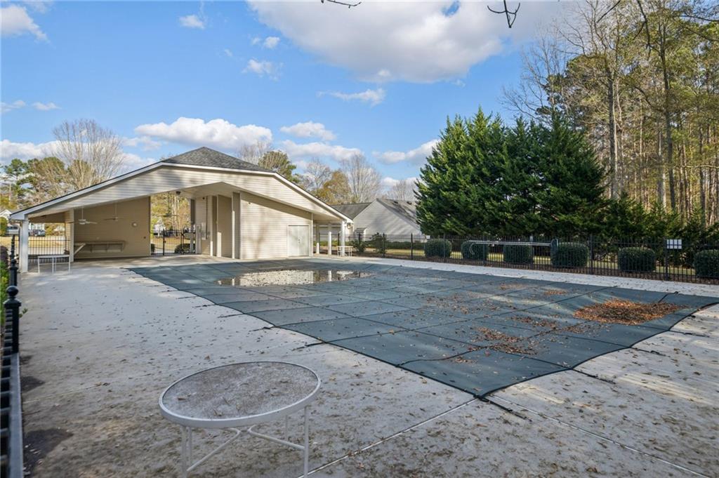1120 Red Bud Circle Villa Rica, GA 30180 - Photo 27 of 31 a view of outdoor space yard and basketball court