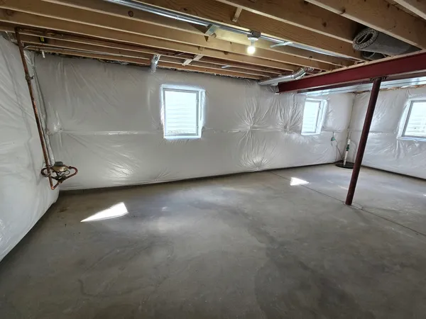 a view of hallway with stairs