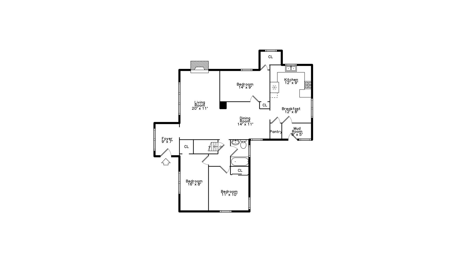 26058 West Rollins Road Ingleside, IL 60041 - Photo 17 of 18 a picture of floor plan