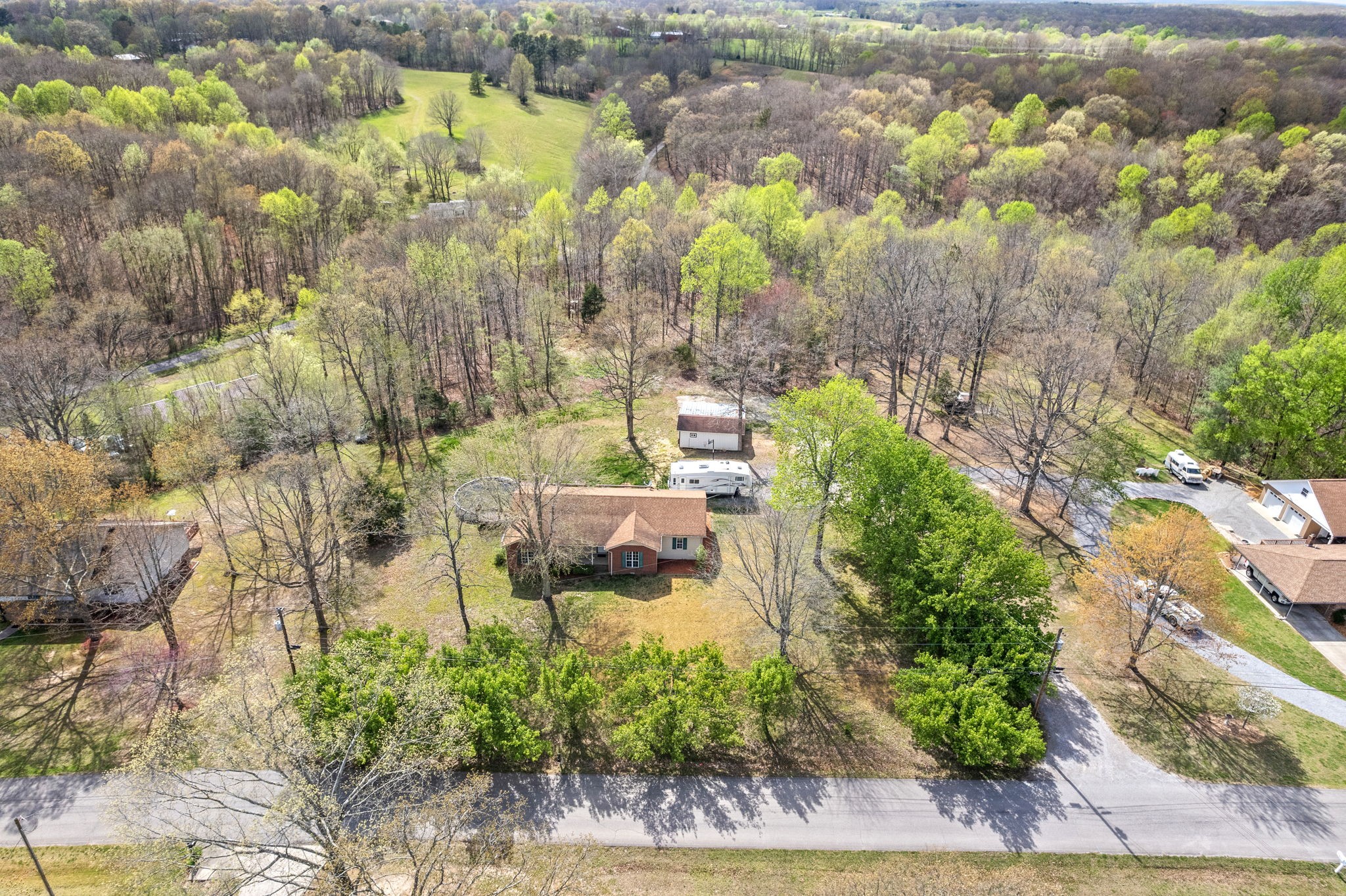 135 Carl Taylor Road Tennessee Ridge, TN 37178 - Photo 36 of 41 a garden view with sitting space