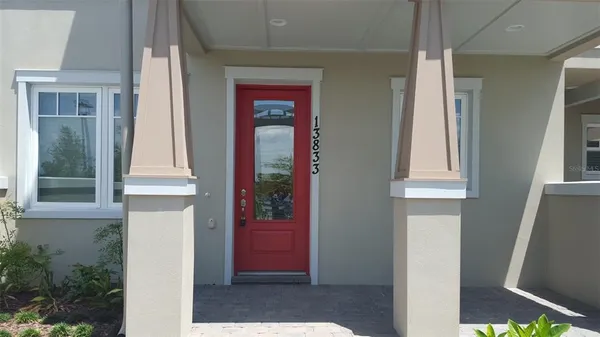 a view of front door of a house