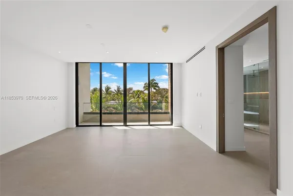 a view of an empty room with window