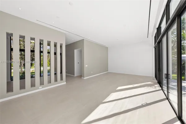 a view of an empty room