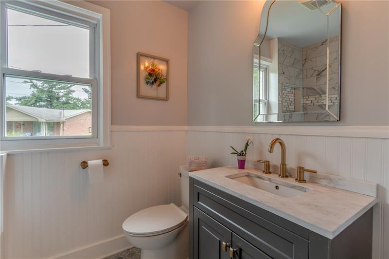 3553 Brodhead Road Monaca, PA 15061 - Photo 10 of 25 First floor main bathroom. Totally redone and absolutely stunning.