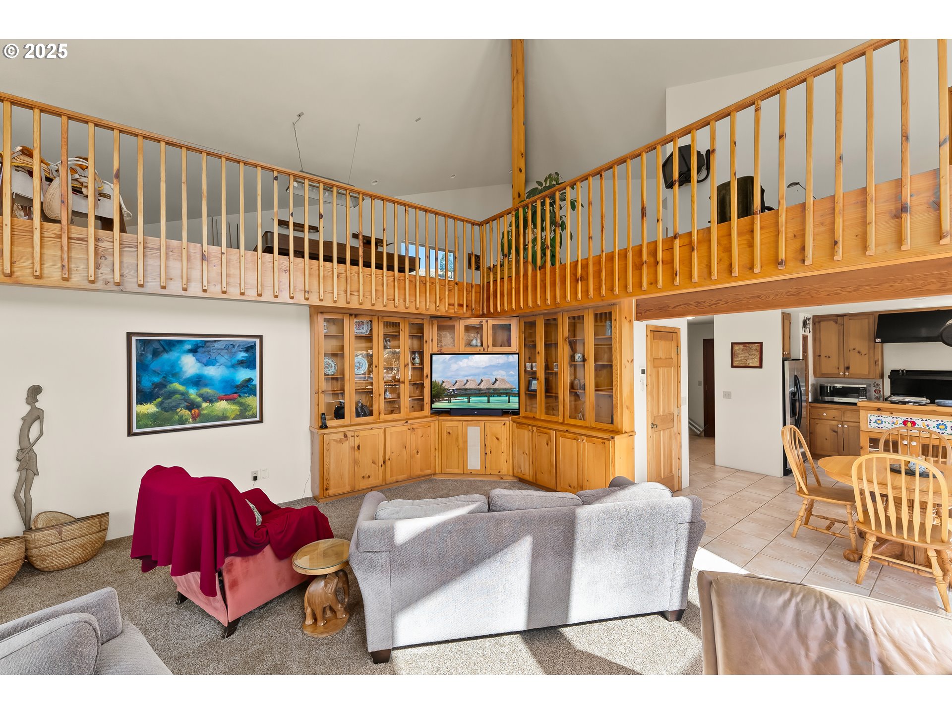 325 Beals Creek Road Canyonville, OR 97417 - Photo 9 of 47 a living room with furniture fireplace and wooden floor
