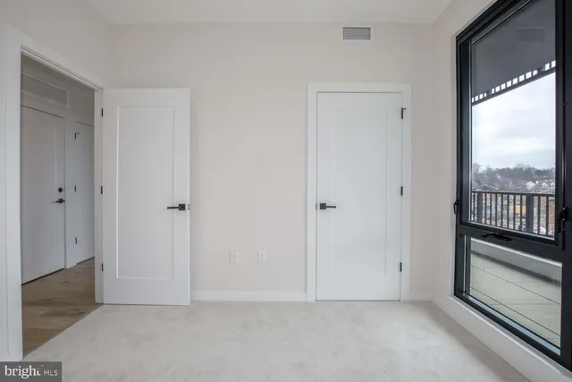 a view of a room with window