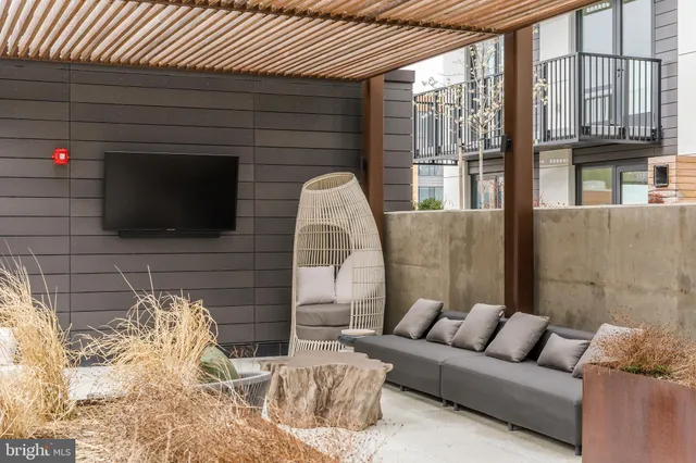 a view of a couches in the patio