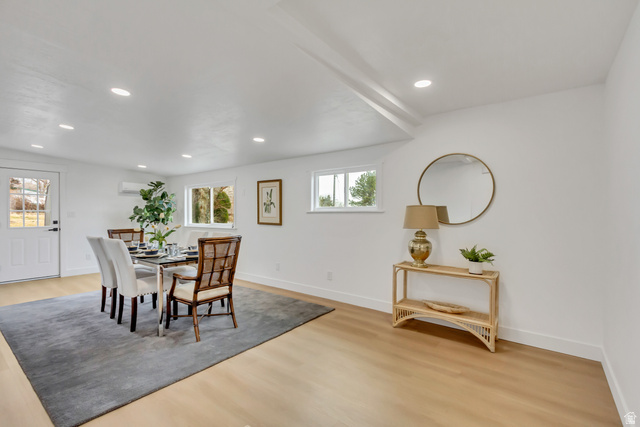 337 West 2900th Street South Bountiful, UT 84010 - Photo 10 of 35 Dining space featuring light wood-type flooring and recessed lighting