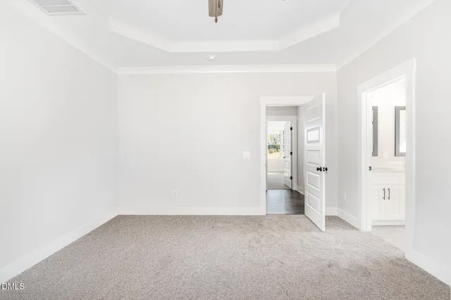 a view of empty room