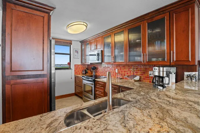 a room with furniture