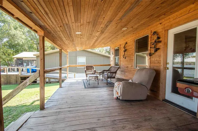 a view of living room with furniture and garden