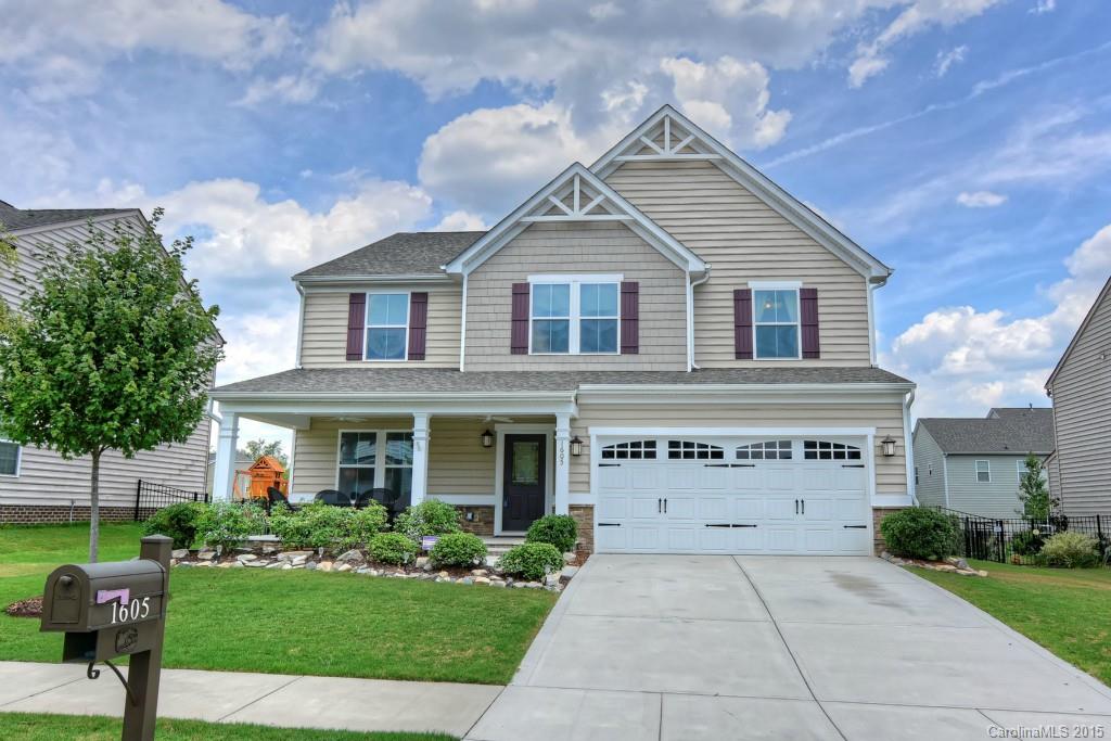 1605 Ridgehaven Road Waxhaw, NC 28173 - Photo 1 of 24 a front view of a house with a yard