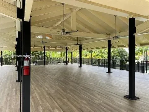 a view of wooden fence