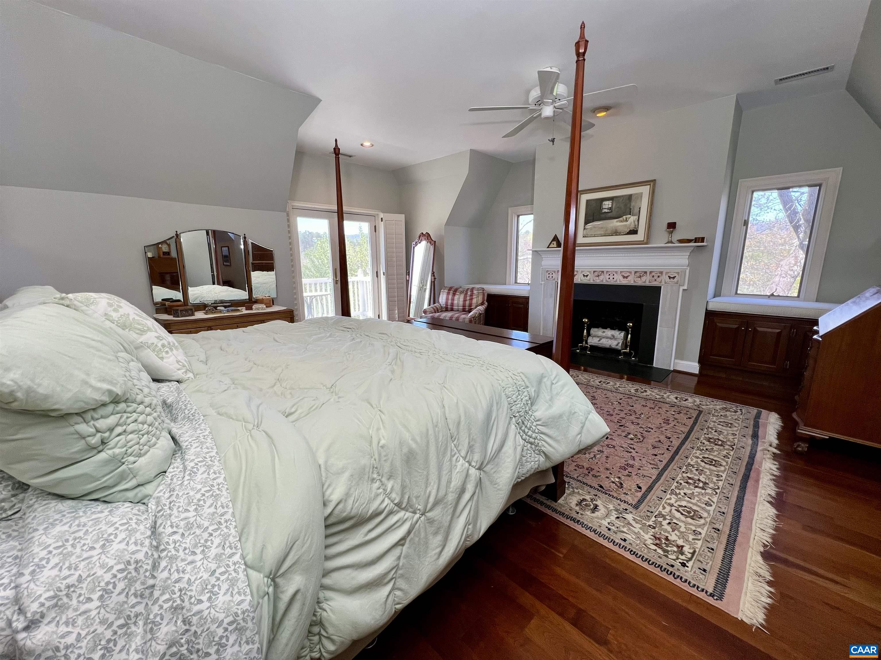 4749 Wesley Chapel Road Free Union, VA 22940 - Photo 44 of 73 a bed sitting in a bedroom and fireplace