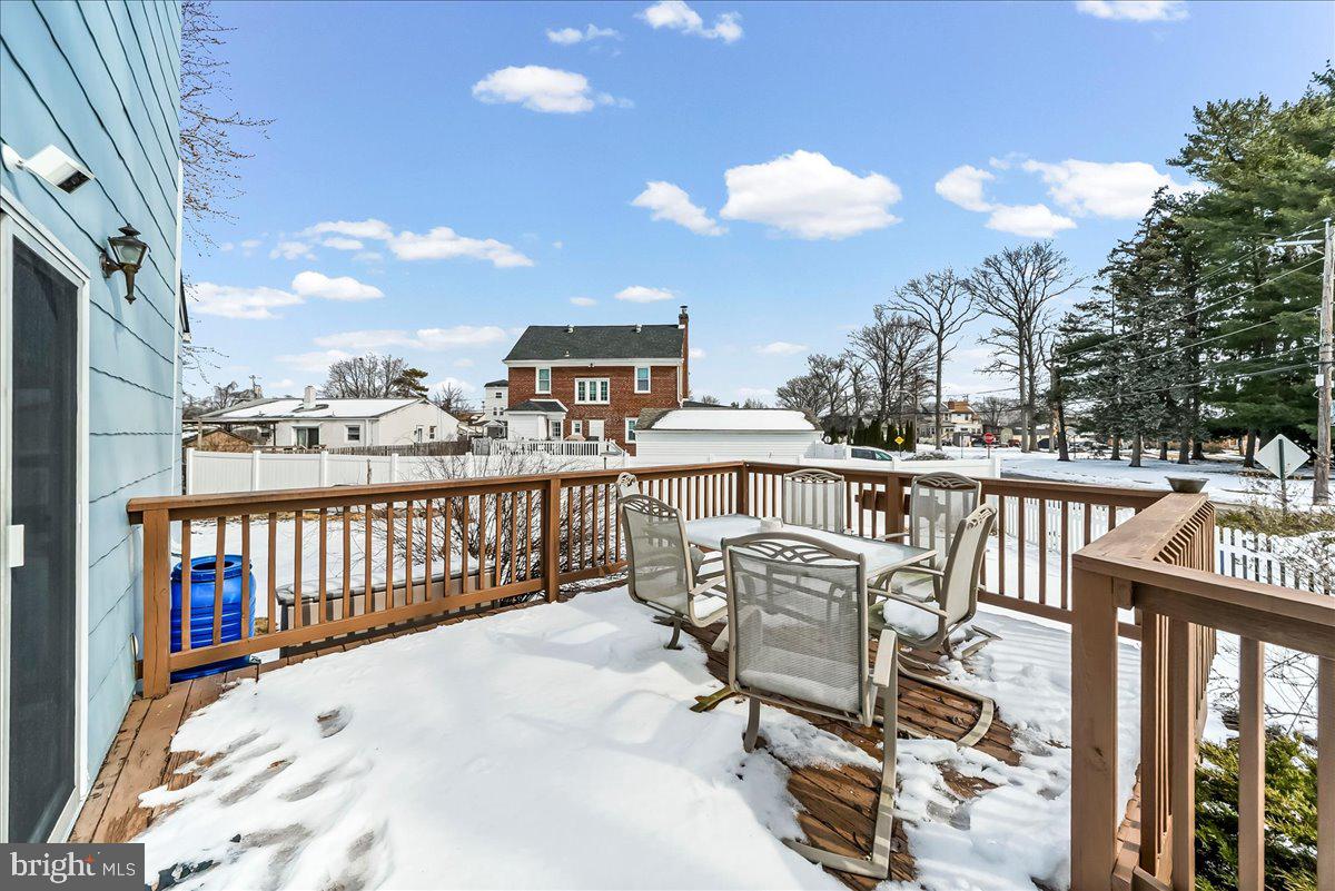 204 Rutledge Avenue Folsom, PA 19033 - Photo 29 of 37 a view of a balcony with wooden chairs