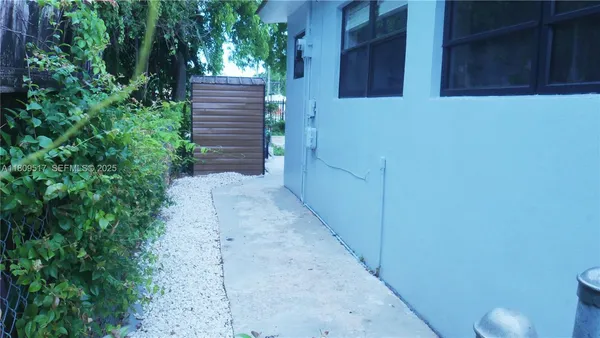 a view of a small space