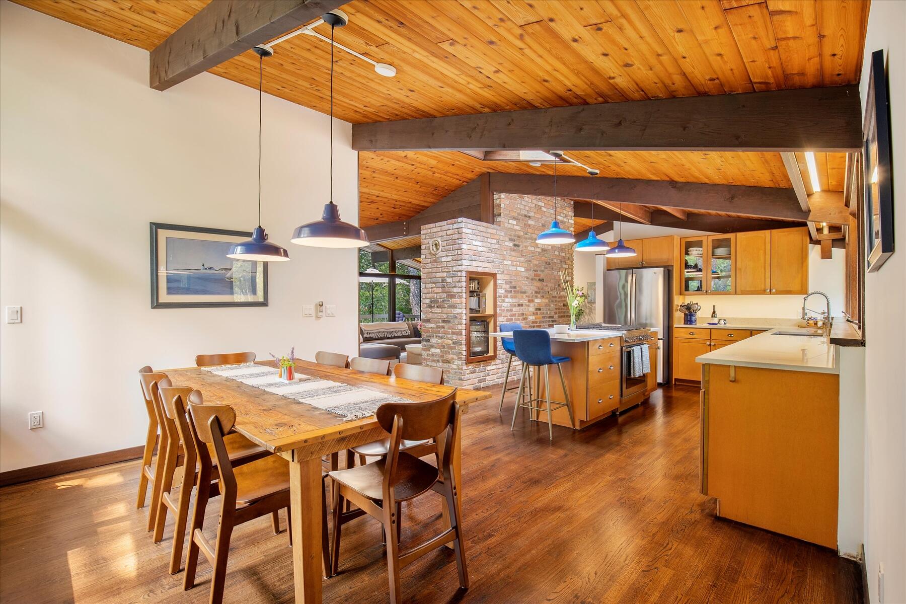 80 Woodlot Road Wellfleet, MA 02667 - Photo 18 of 67 a dining room with furniture and wooden floor