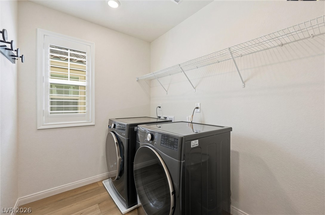 3705 Alla Rocca Avenue Henderson, NV 89044 - Photo 32 of 50 This dedicated Laubdy room is on the 2nd floor & offers convenience with ample shelving for organization.