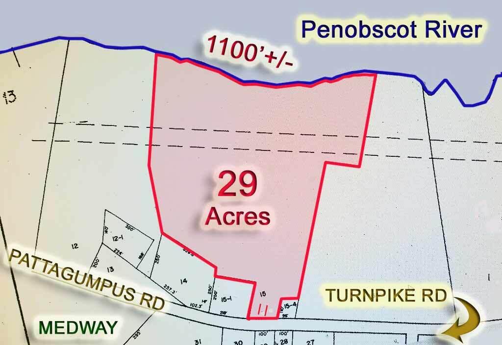 Lot-15 Pattagumpus Road Medway, ME 04460 - Photo 23 of 34 map-land-maine-river