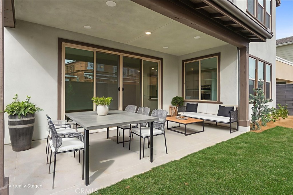 5208 Solace Drive Rancho Mission Viejo, CA 92694 - Photo 20 of 27 a backyard of a house with outdoor seating