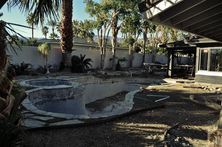 72955 Somera Road Palm Desert, CA 92260 - Photo 5 of 16 a view of backyard with swimming pool