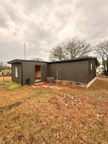 a backyard of a house