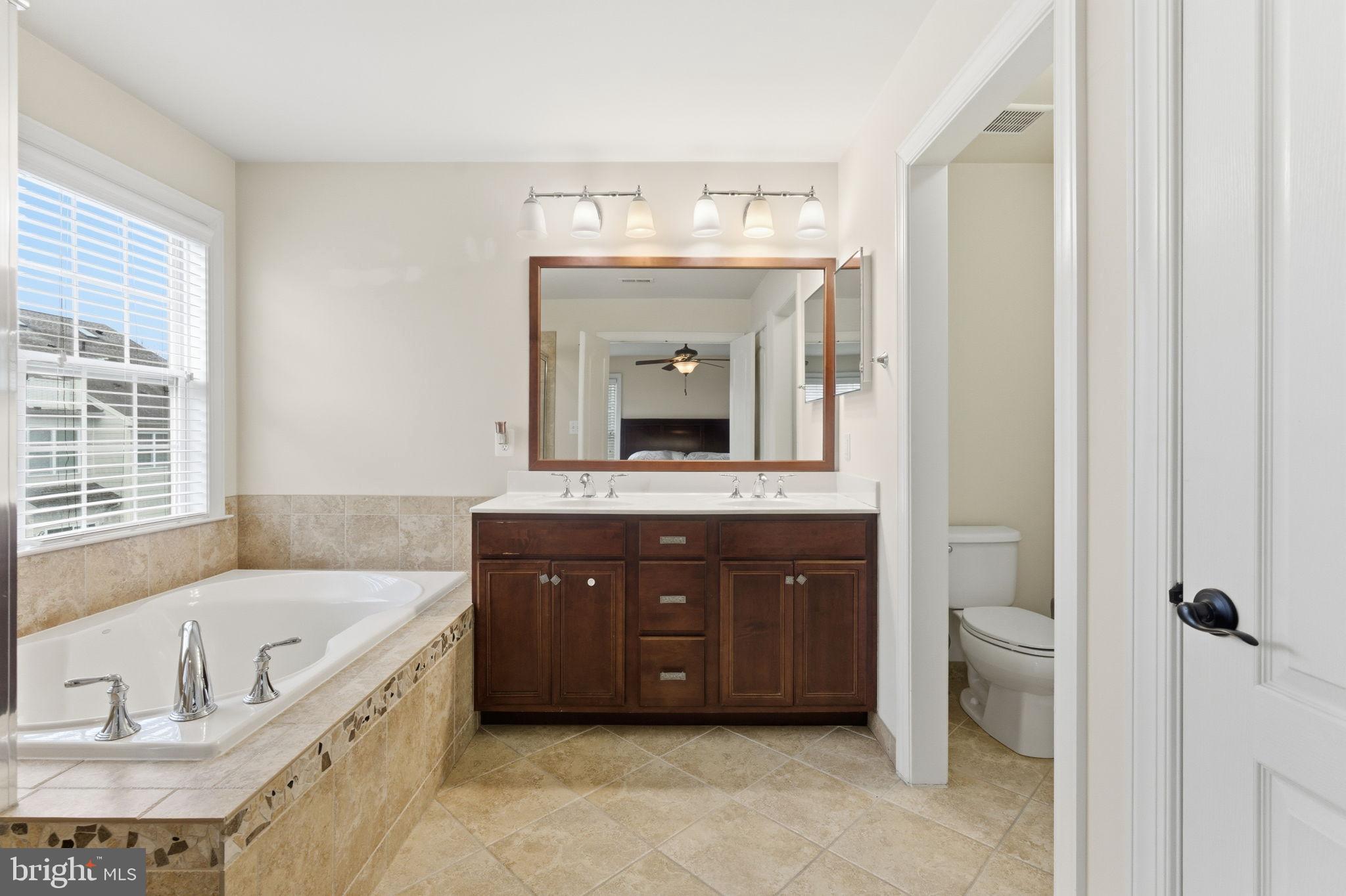 7611 Elmcrest Road Hanover, MD 21076 - Photo 30 of 64 Elegant bathroom with natural light.