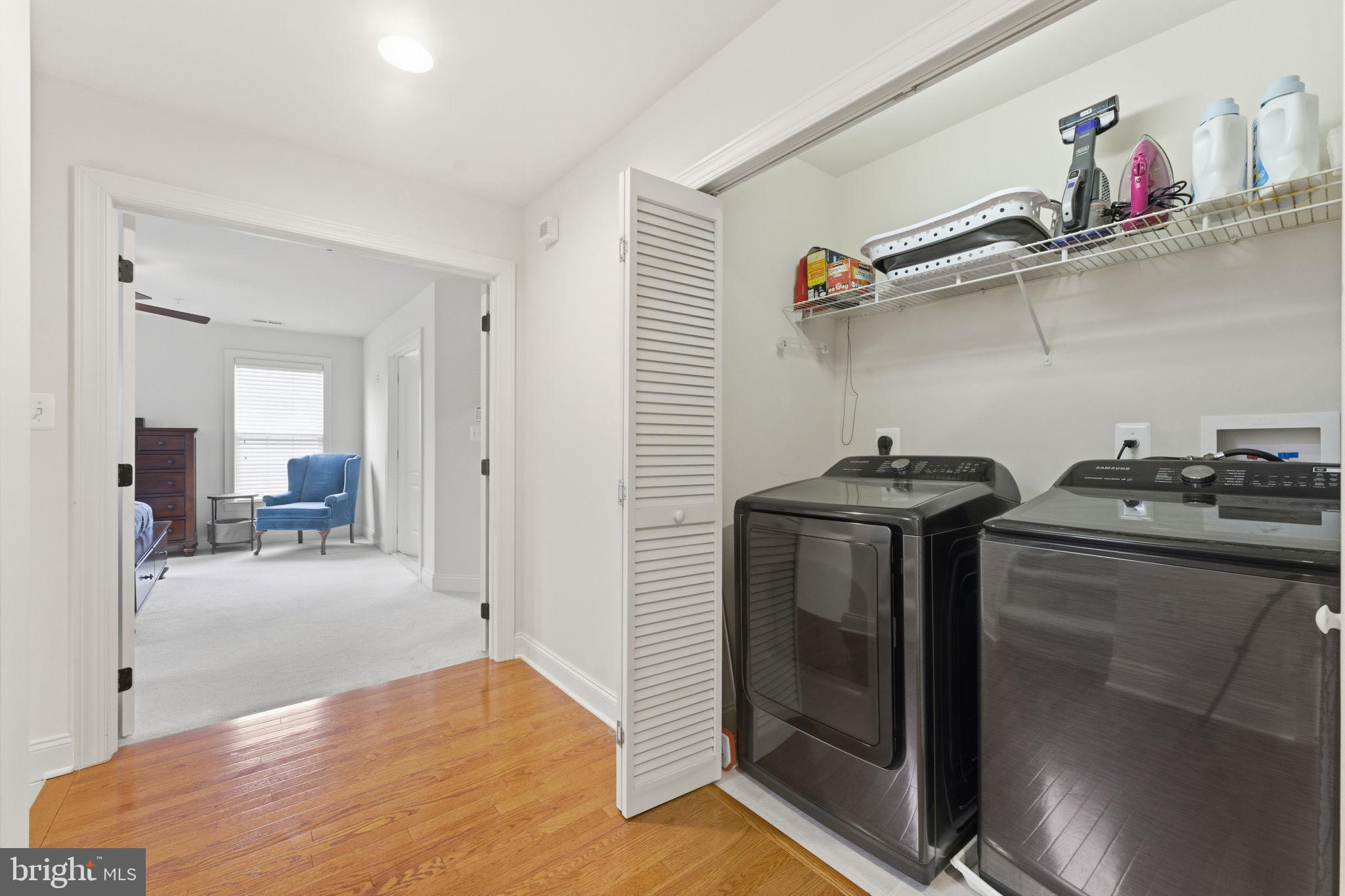 7611 Elmcrest Road Hanover, MD 21076 - Photo 41 of 64 Laundry nook with modern appliances.