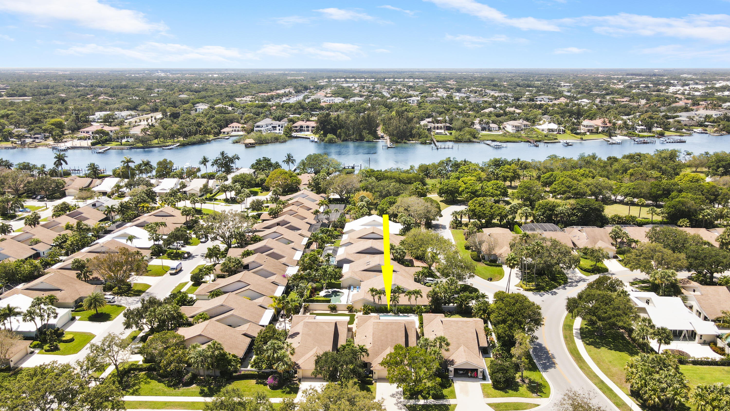 104 Harbourside Circle Jupiter, FL 33477 - Photo 39 of 41 Aerial, Intracoastal