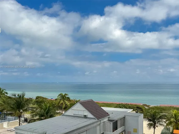 a view of a city with an ocean