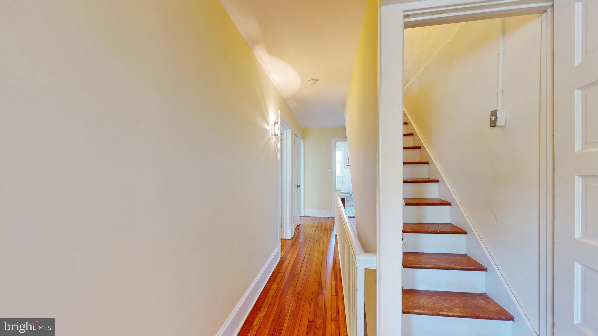90 Jefferson Road Princeton, NJ 08540 - Photo 43 of 56 2nd floor hall , stairs leading up to 3rd floor